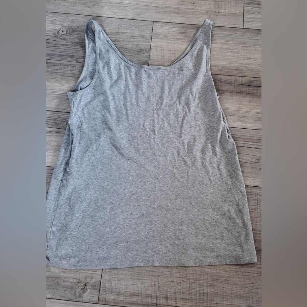 Ann Taylor Gray 100% Cotton Tank Top – Women’s Size XL
